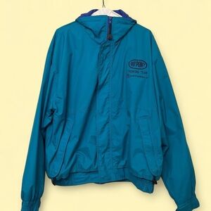 Teal Wear Guard DuPont Windbreaker